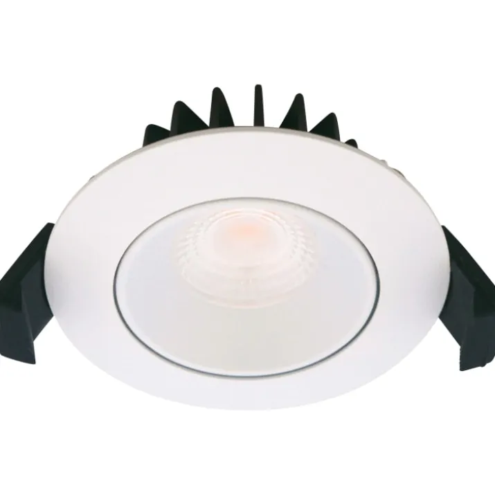 Nordtronic Velia Low Profile indbygningsspot, mat hvid, 2700K