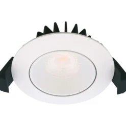 Nordtronic Velia Low Profile indbygningsspot, mat hvid, 4000K