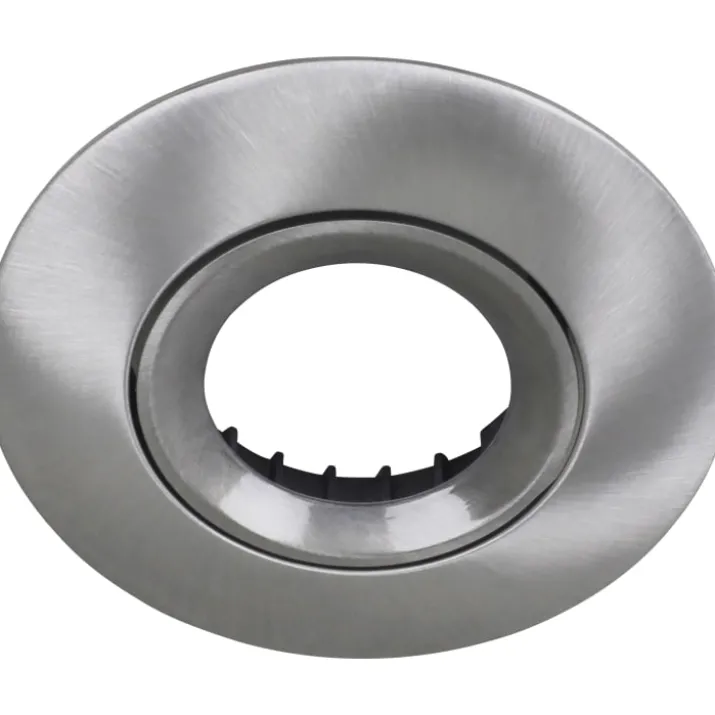 Nordtronic Veli Eco frontring, børstet aluminium