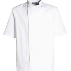 Nybo Workwear Take Away kokkejakke med korte ærmer, hvid, str. 2XL