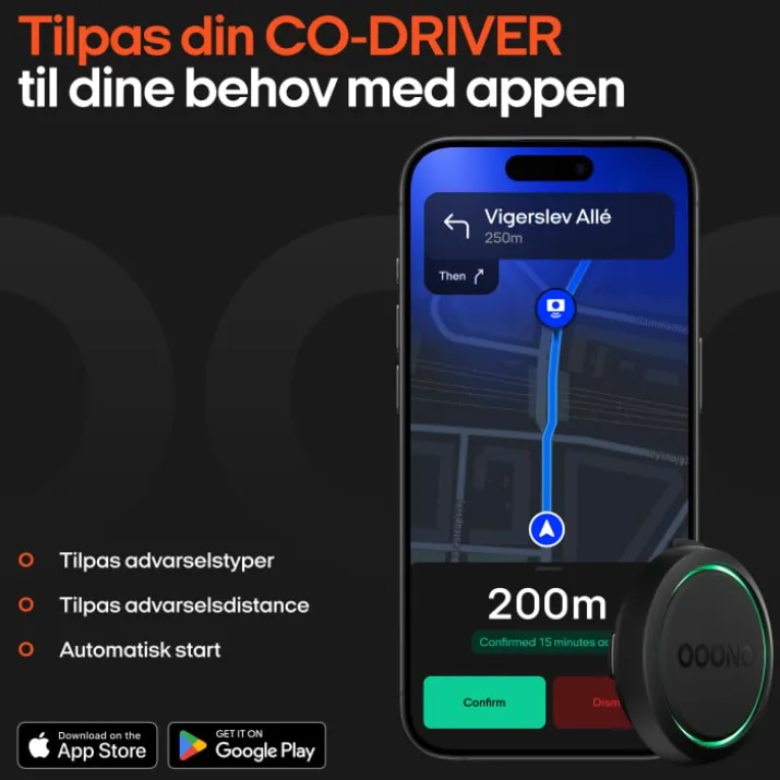 Ooono Co-driver No1 fartalarm