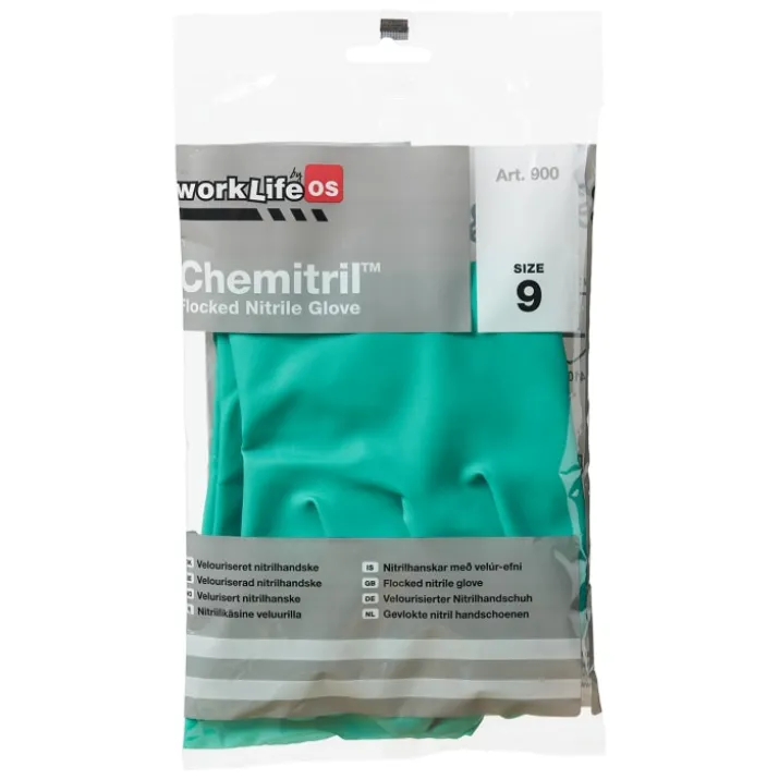 OS Chemitril nitril handsker, str. 9