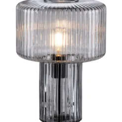 Paul Neuhaus Fungus bordlampe, røgfarvet