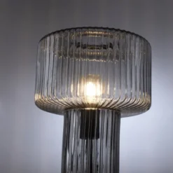 Paul Neuhaus Fungus bordlampe, røgfarvet