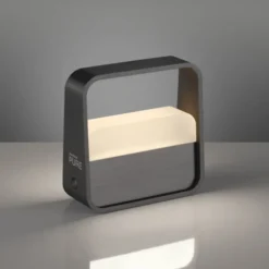 Paul Neuhaus Pure Go Akku genopladelig bordlampe, antracit