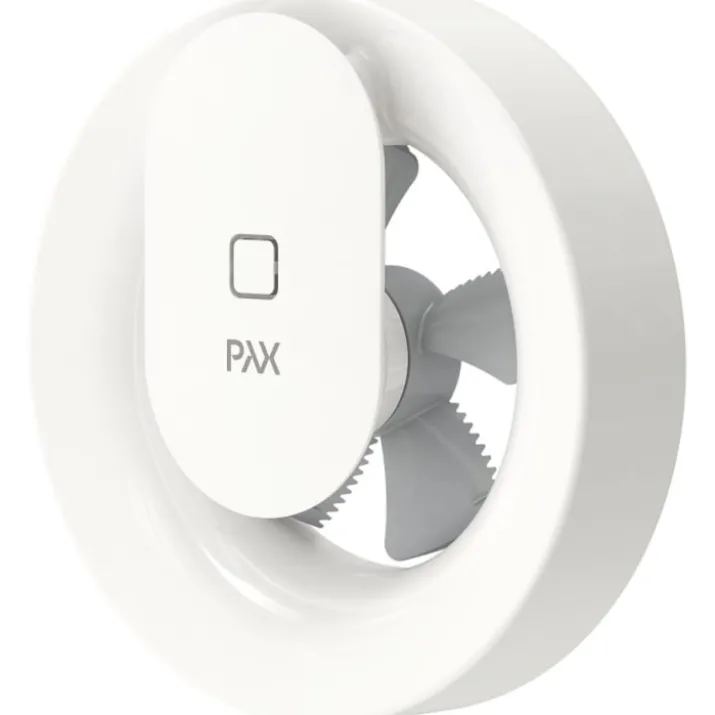 Pax Calima badventilator, app styring, Ø100 mm, hvid