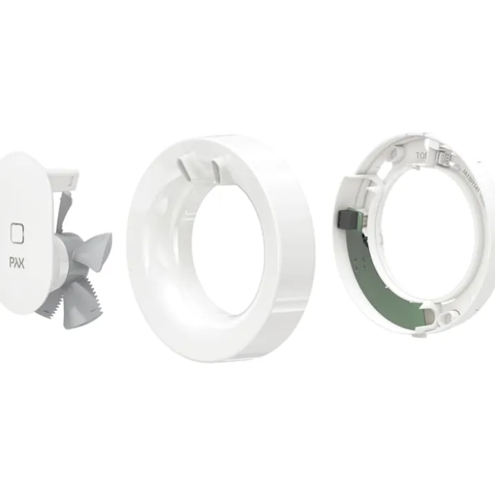 Pax Calima badventilator, app styring, Ø100 mm, hvid
