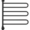 Pax Flex U håndklædetørrer, el, 65,4x75 cm, sort