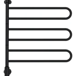 Pax Flex U håndklædetørrer, el, 65,4x75 cm, sort