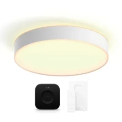 Philips Hue Enrave plafond, hvid, Ø42 cm, startsæt