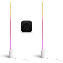 Philips Hue Signe Gradient gulvlamper med Bridge Pro, hvid, 2-pak