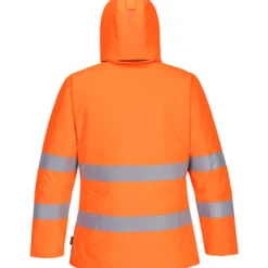 Portwest PW2 vinterjakke, hi-vis orange/sort, str. 2XL