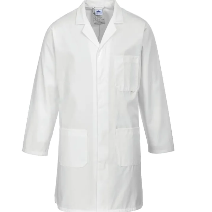 Portwest standard kittel, hvid, str. 2XL