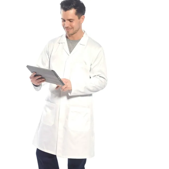 Portwest standard kittel, hvid, str. 2XL