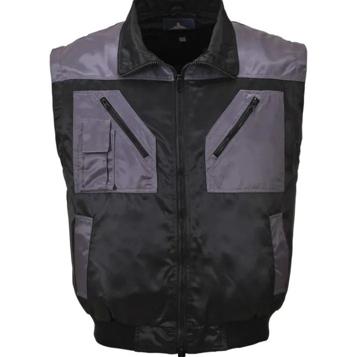 Portwest Two Tone pilotjakke, sort/grå, str. 2XL