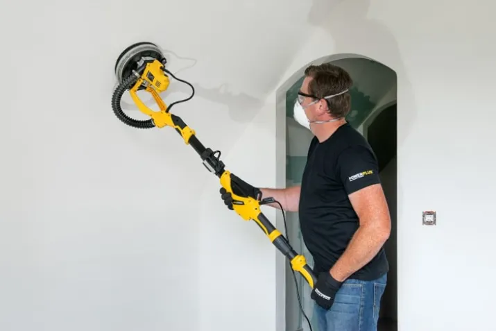 PowerPlus girafsliber med led lysskive, Ø215 mm