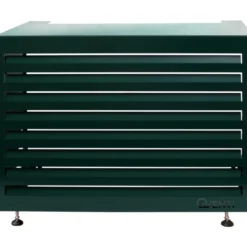 Qventi varmepumperskjuler aluminium, 100 cm, grøn