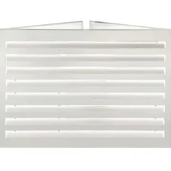Qventi varmepumperskjuler aluminium, 100 cm, hvid