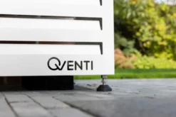 Qventi varmepumperskjuler aluminium, 100 cm, hvid