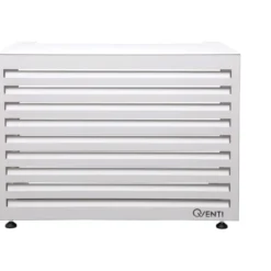 Qventi varmepumperskjuler aluminium, 115 cm, hvid
