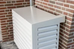 Qventi varmepumperskjuler aluminium, 115 cm, hvid