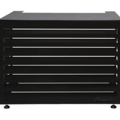 Qventi varmepumperskjuler aluminium, 115 cm, sort