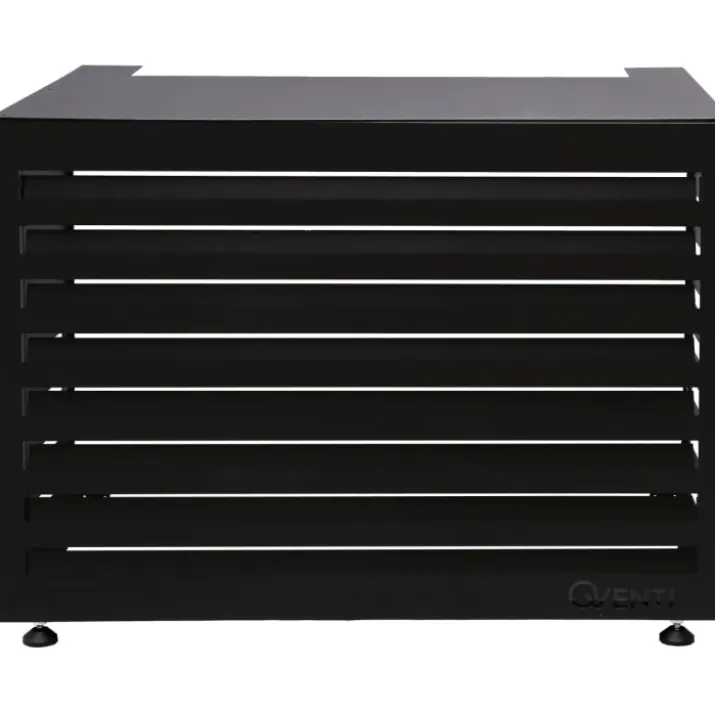 Qventi varmepumperskjuler aluminium, 115 cm, sort