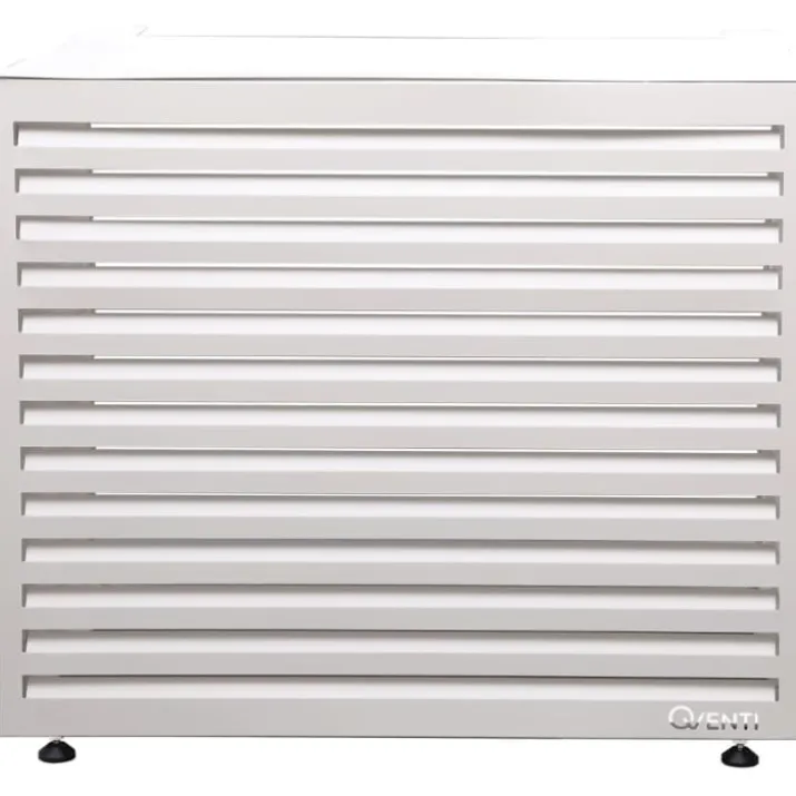 Qventi varmepumperskjuler aluminium, 130 cm, hvid