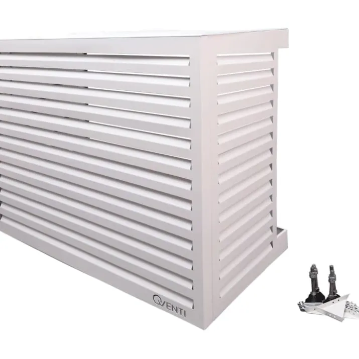 Qventi varmepumperskjuler aluminium, 130 cm, hvid