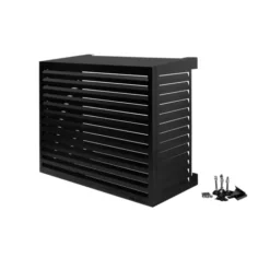 Qventi varmepumperskjuler aluminium, 130 cm, sort