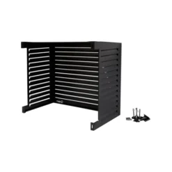 Qventi varmepumperskjuler aluminium, 130 cm, sort