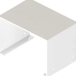 Qventi vægkanal, aluminium hvid