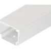 Qventi vægkanal aluminium 2 meter, hvid