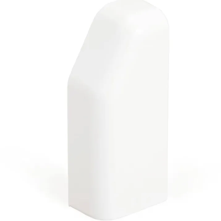 Rehau højre endestykke, SL 20/110 mm, hvid