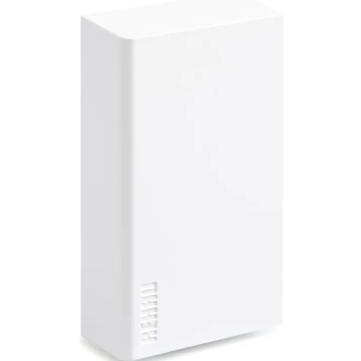 Rehau Signa endestykke, Base 70/110 mm, perlehvid
