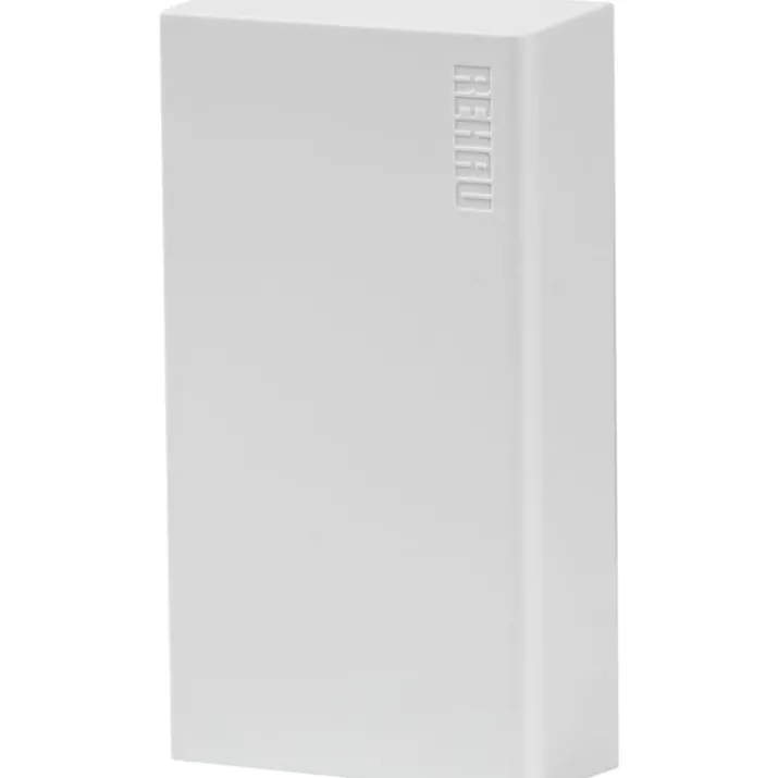 Rehau Signa endestykke, Base 70/110 mm, perlehvid