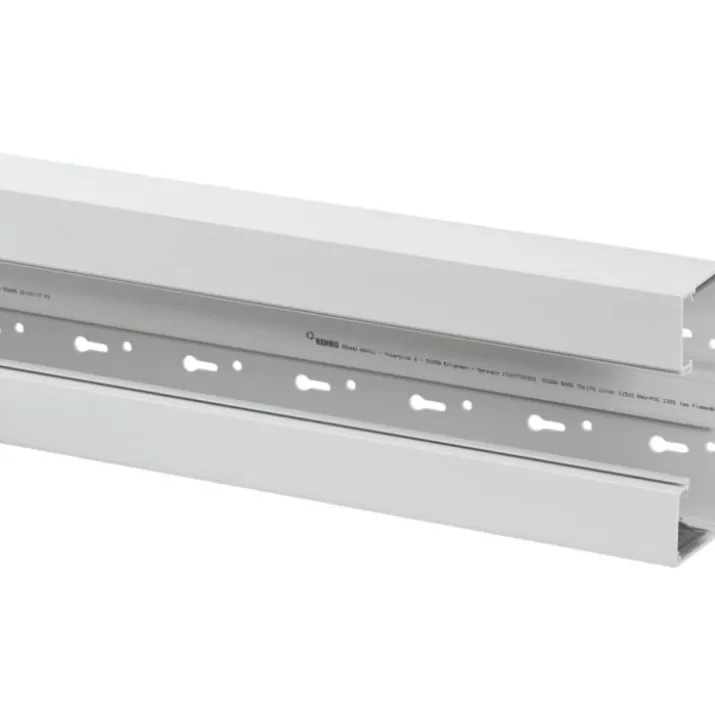 Rehau Signa installationskanal med låg, 70/170 mm, perlehvid