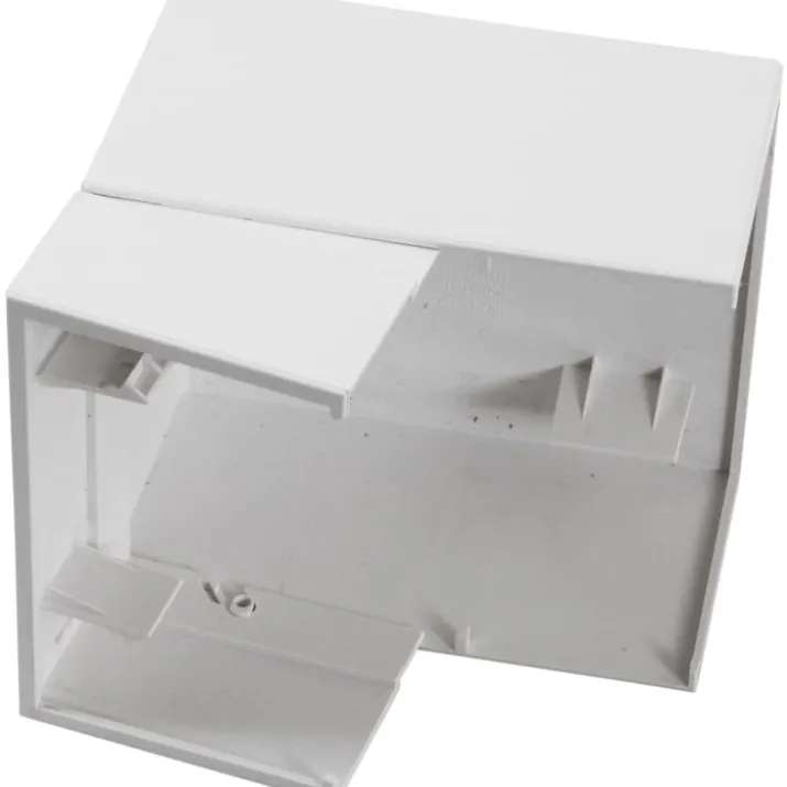 Rehau Signa udvendigt hjørne, Base 70/110 mm, perlehvid