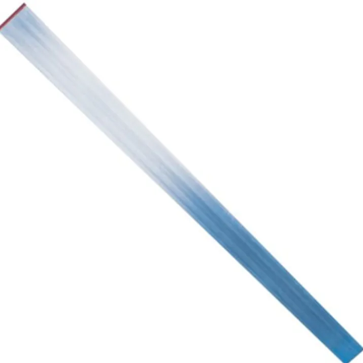 Retteskinne i aluminium, 2,5 meter
