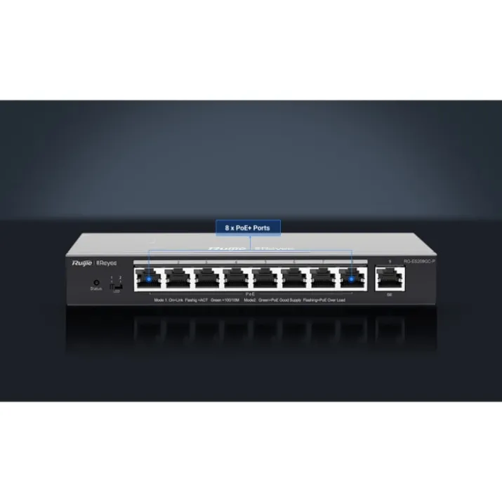 Reyee switch, 8 porte