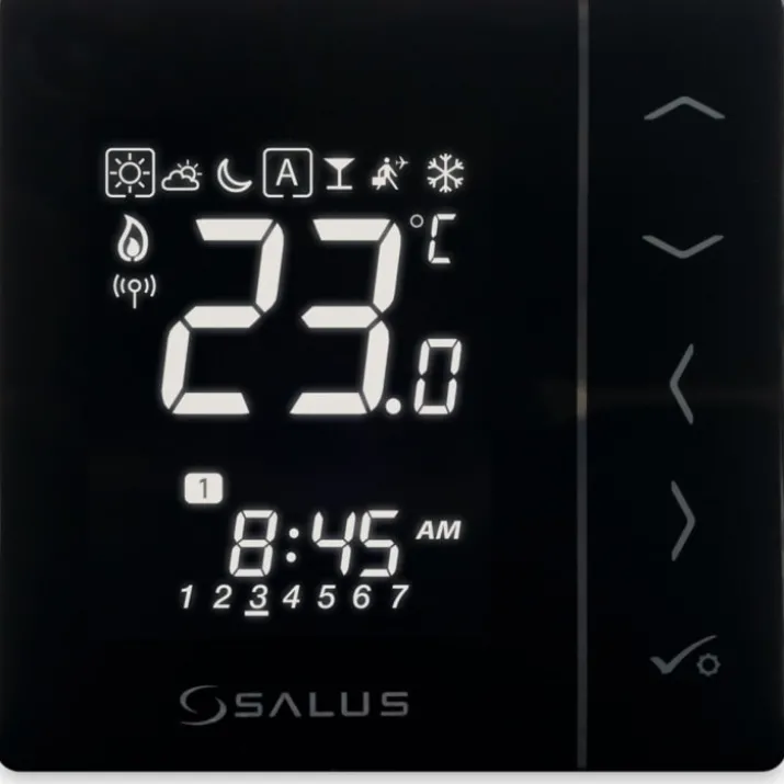SalusVS10BRF rumtermostat, sort