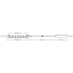 Scan Products Alisia Elite indbygningsspot, mat hvid, 3000K, Ø12 cm