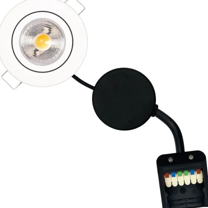 Scan Products Claudia 2.0 indbygningsspot, 2700K, mat hvid