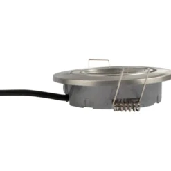 Scan Products Claudia Loop indbygningsspot, 2700K, børstet aluminium