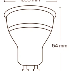 Scan Products GU10 spotpære, 4000K