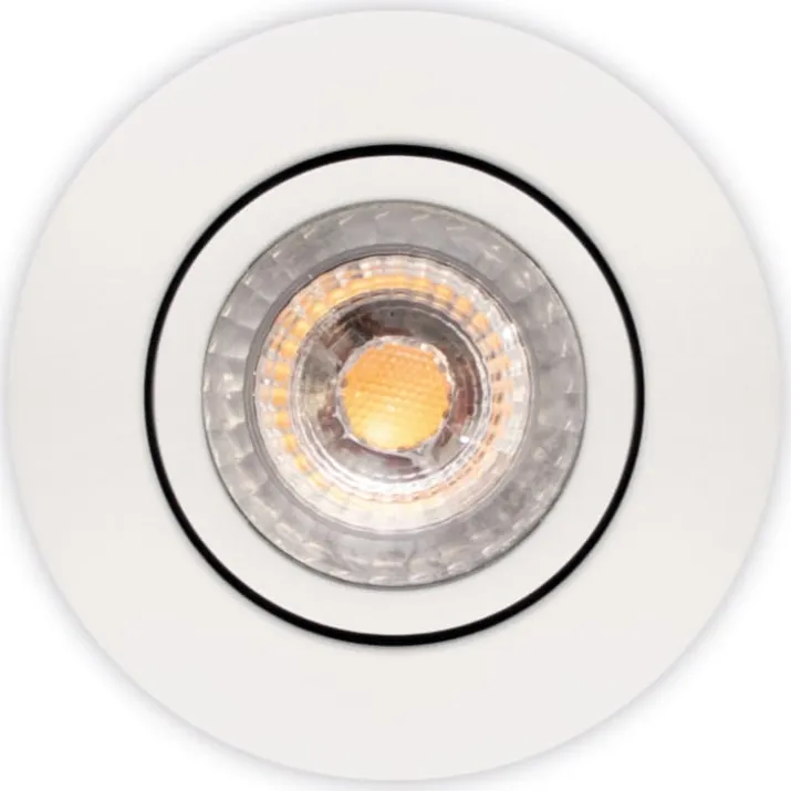 Scan Products Luna Low Profile 2.0 indbygningsspot, 2700K, mat hvid