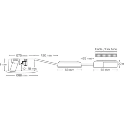 Scan Products Luna Low Profile 2.0 indbygningsspot, 2700K, mat hvid, 6 stk