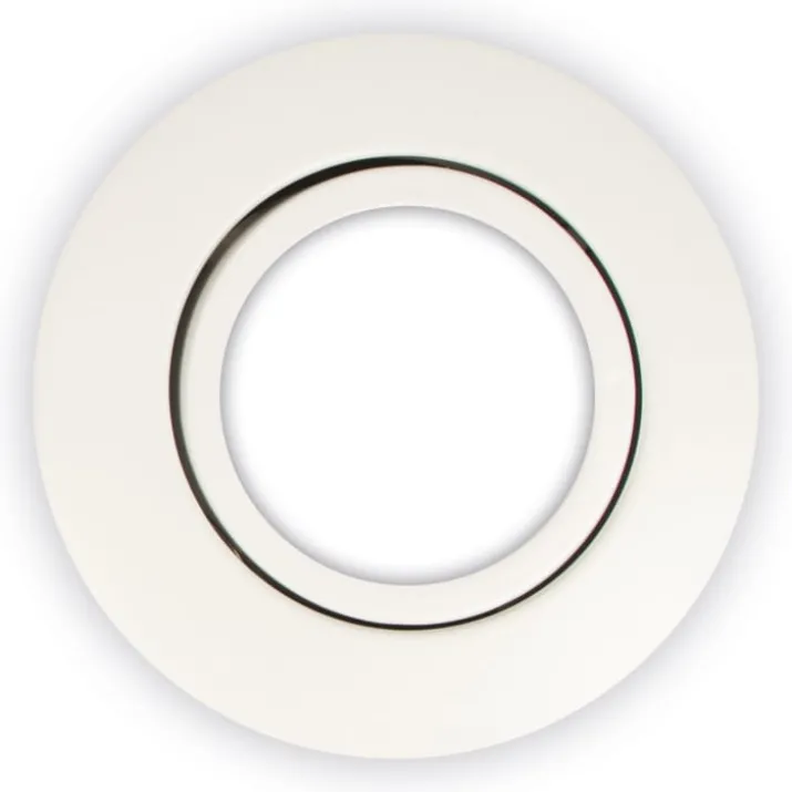 Scan Products Luna Low Profile frontring, rund, mat hvid
