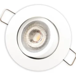 Scan Products Luna Low Profile indbygningsspot, mat hvid, 2700K, 6 stk