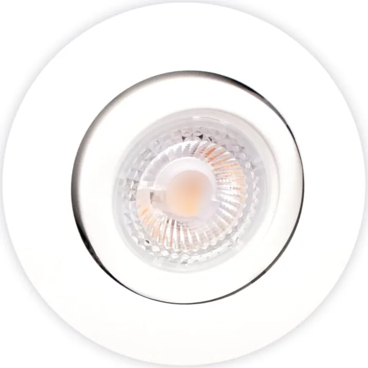 Scan Products Luna Quick Install 2.0 indbygningsspot, 2700K, mat hvid, 10 stk.